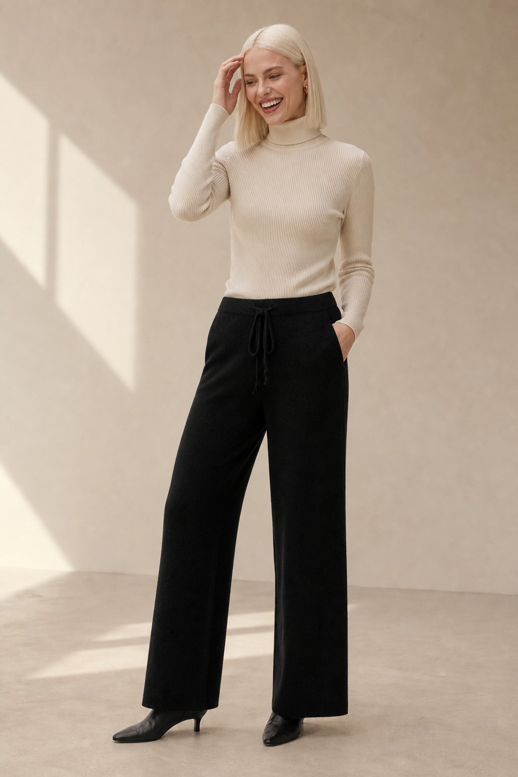 Lavisa - Womens Cashmere Wool Blend Sweatpants