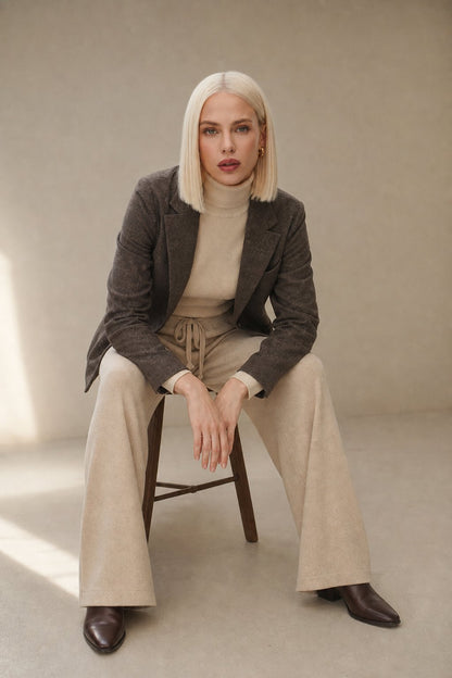 Lavisa - Womens Cashmere Wool Blend Sweatpants