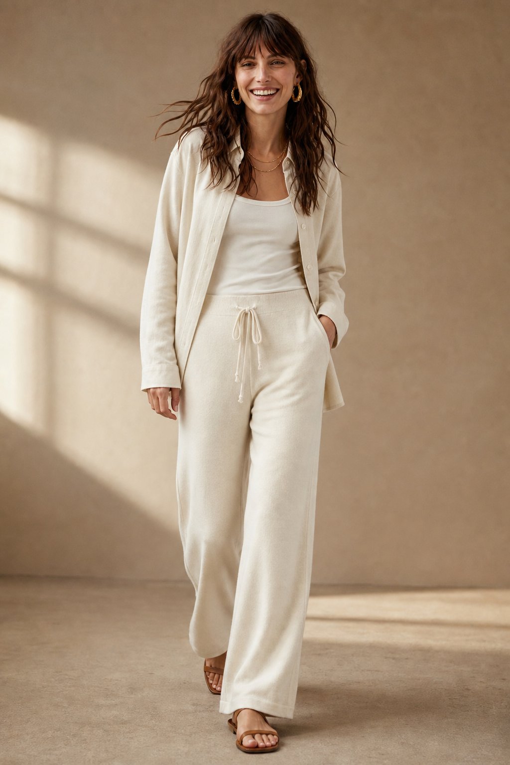 Lavisa - Womens Cashmere Wool Blend Sweatpants