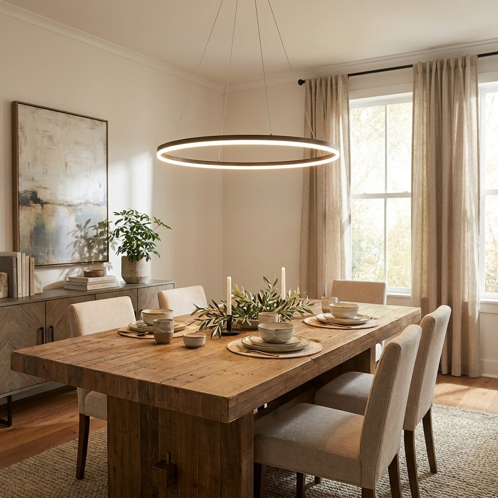 Lavisa - Circle Acrylic Single Pendant Light