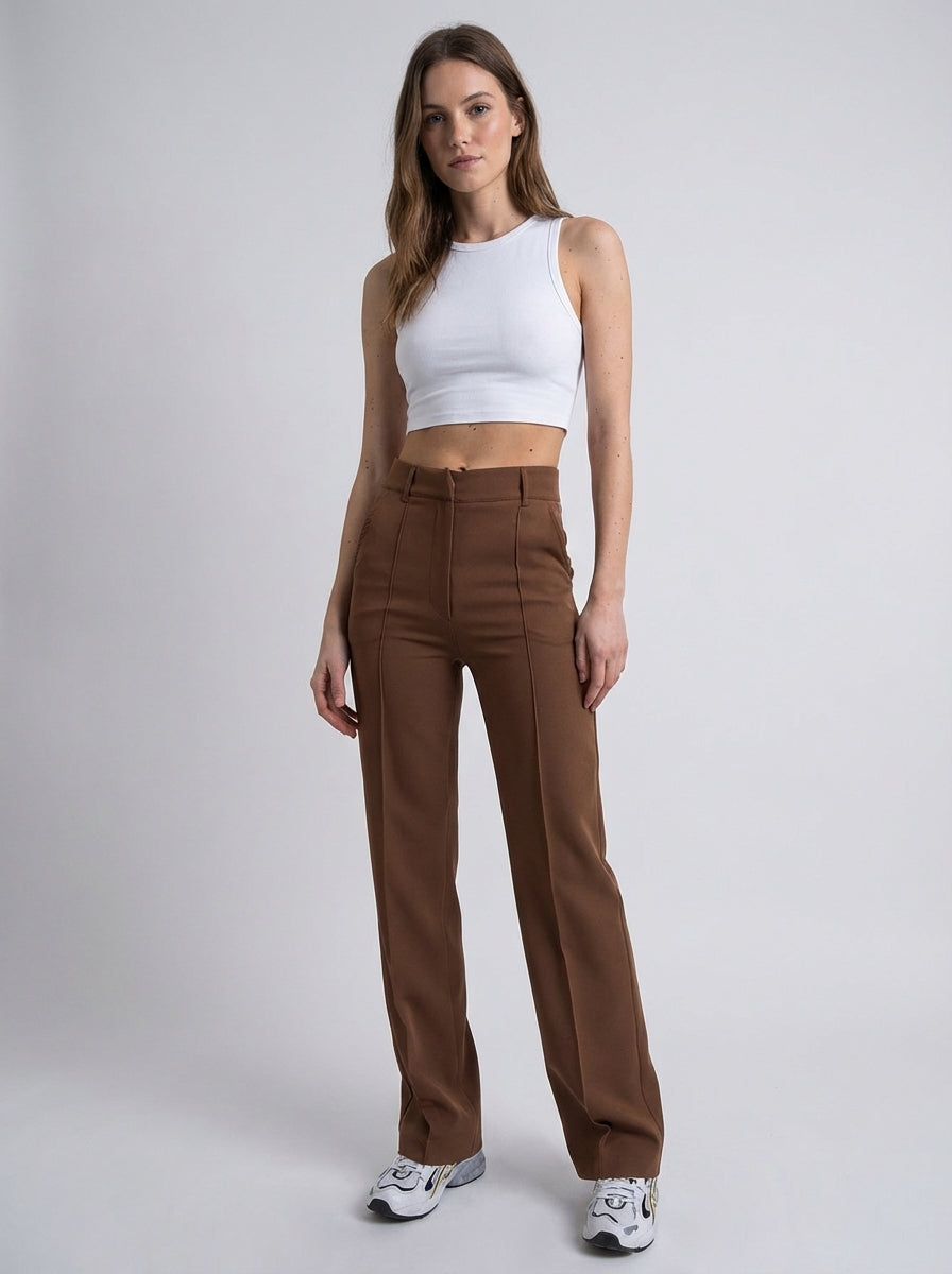 Lavisa - Women's Tailored Wide Leg Dress Pants