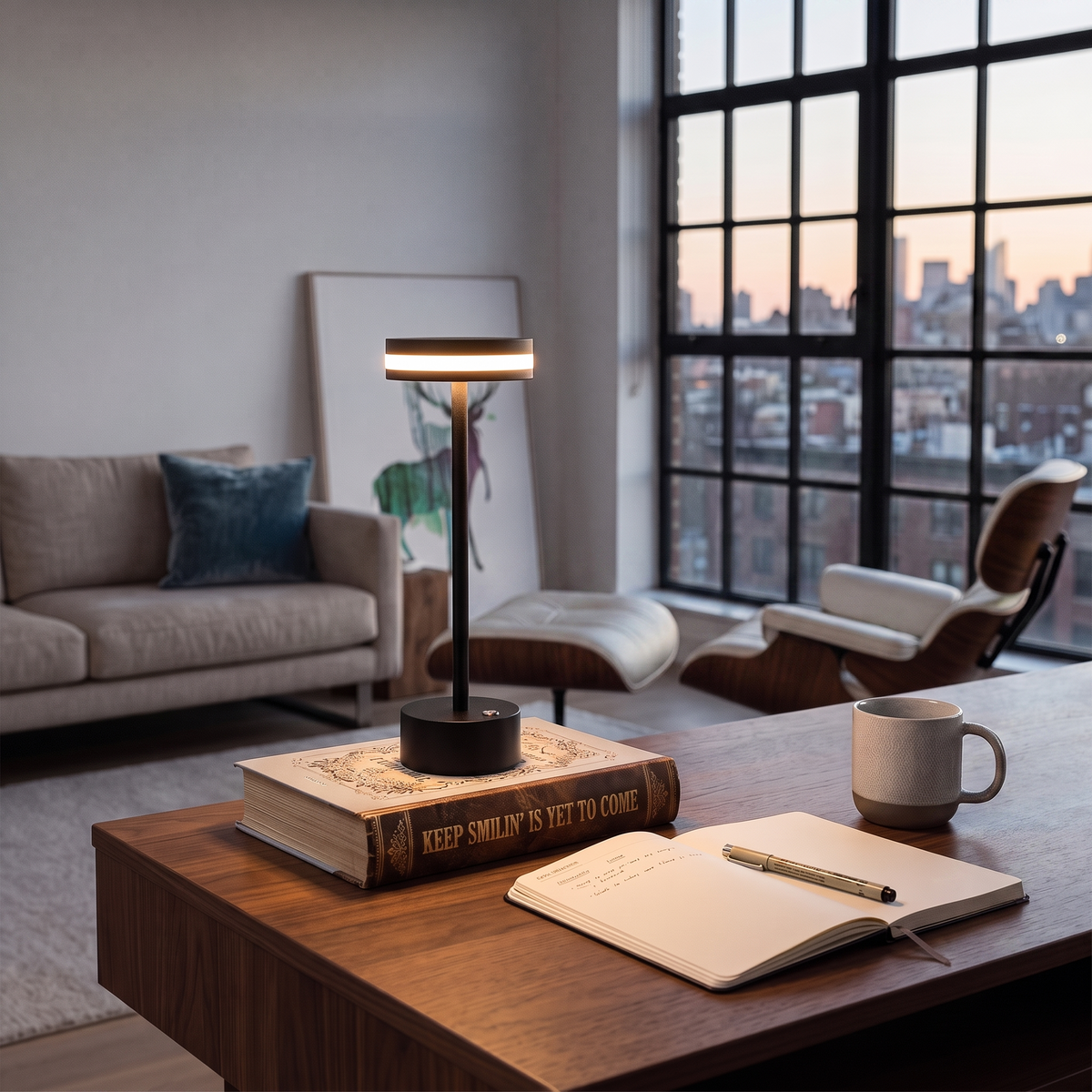 Lavisa - Modern Aluminum Rod Atmosphere Lamp