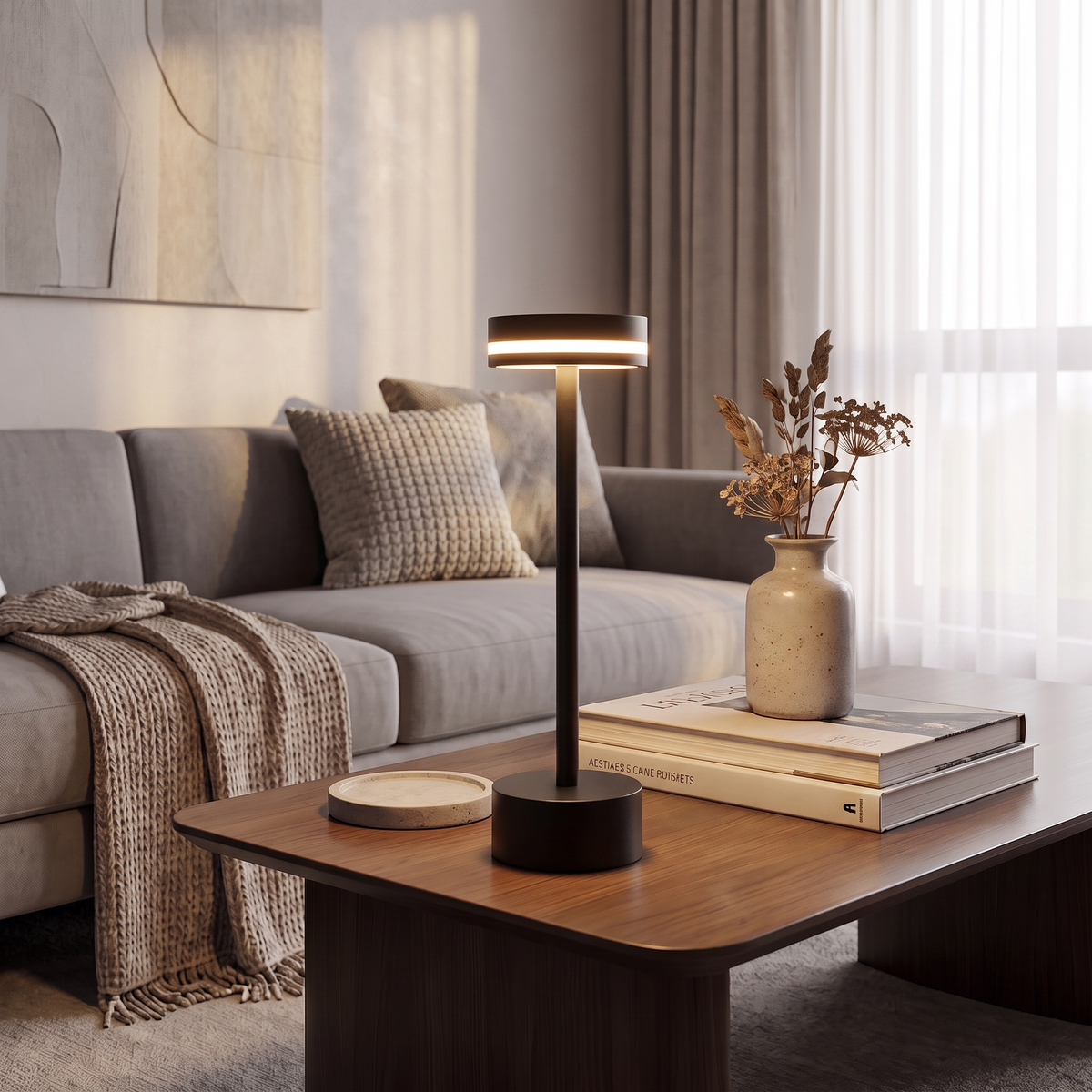 Lavisa - Modern Aluminum Rod Atmosphere Lamp