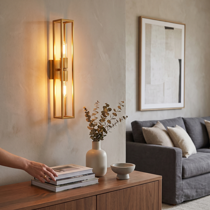 Lavisa - American Style Tall Glass Wall Sconce