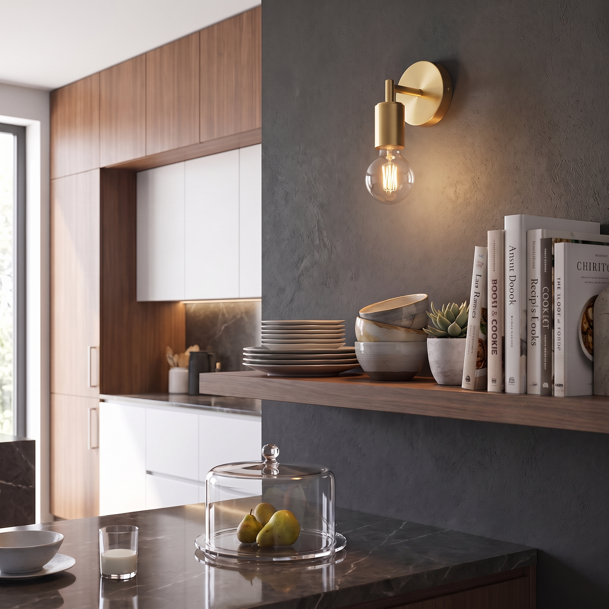 Lavisa - Minimalist Glass Wall Lamp