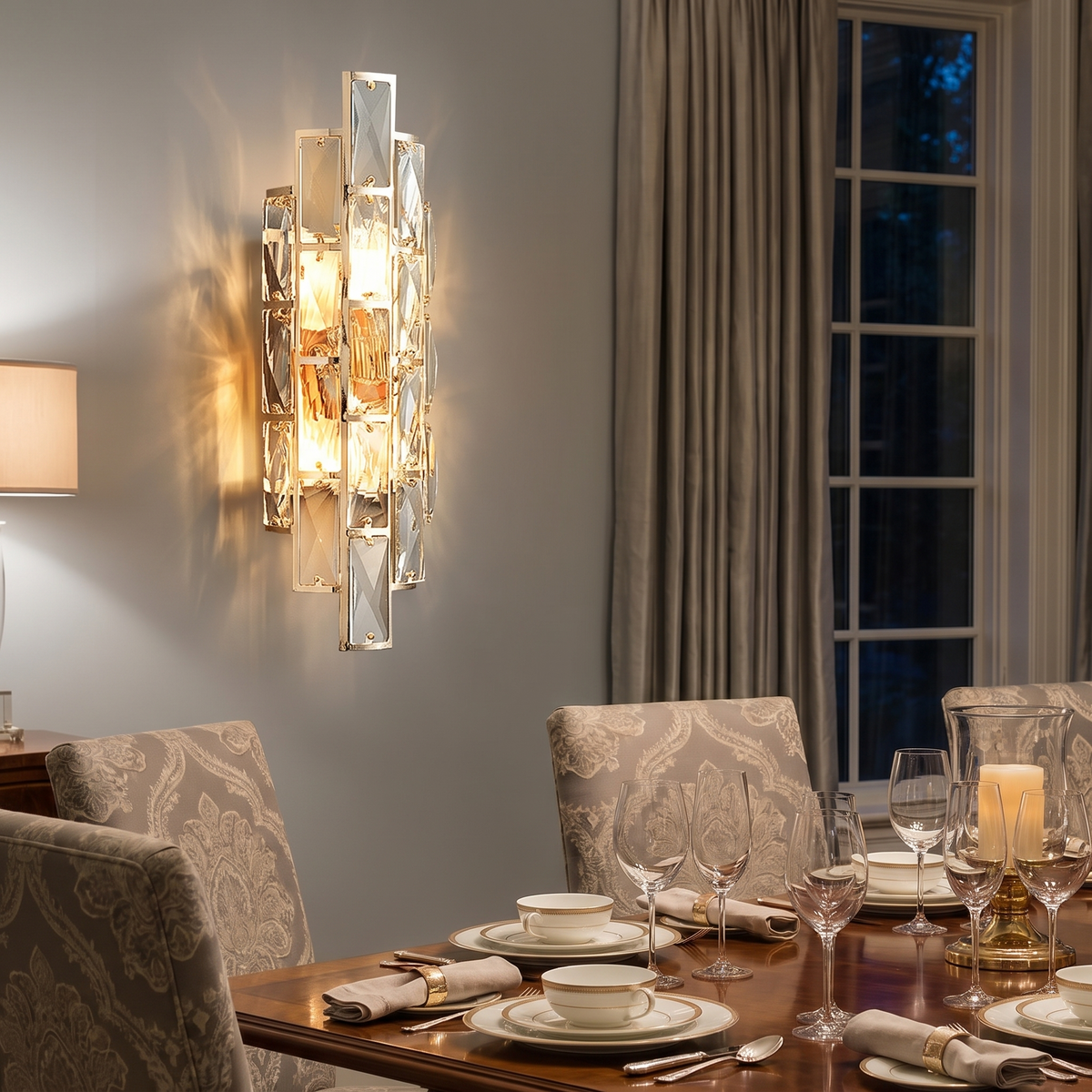 Lavisa - Lumiere Crystal Dimming Wall Sconce
