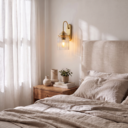 Lavisa - Ripple Wavy Glass Wall Sconce