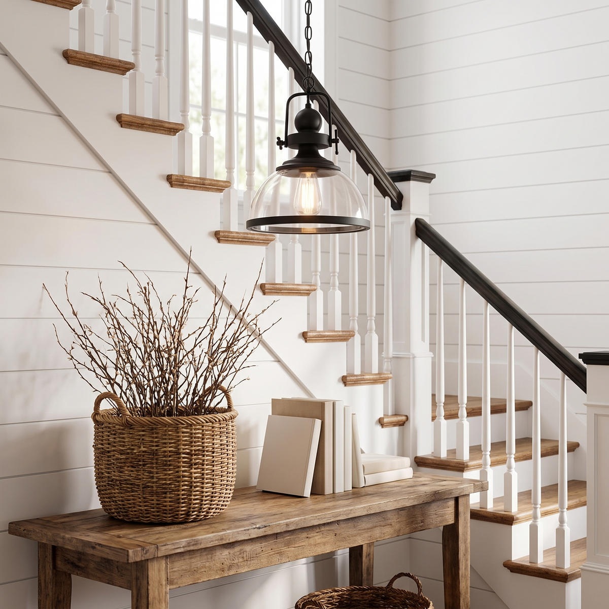 Lavisa - Clear Glass Bowl Pendant Light