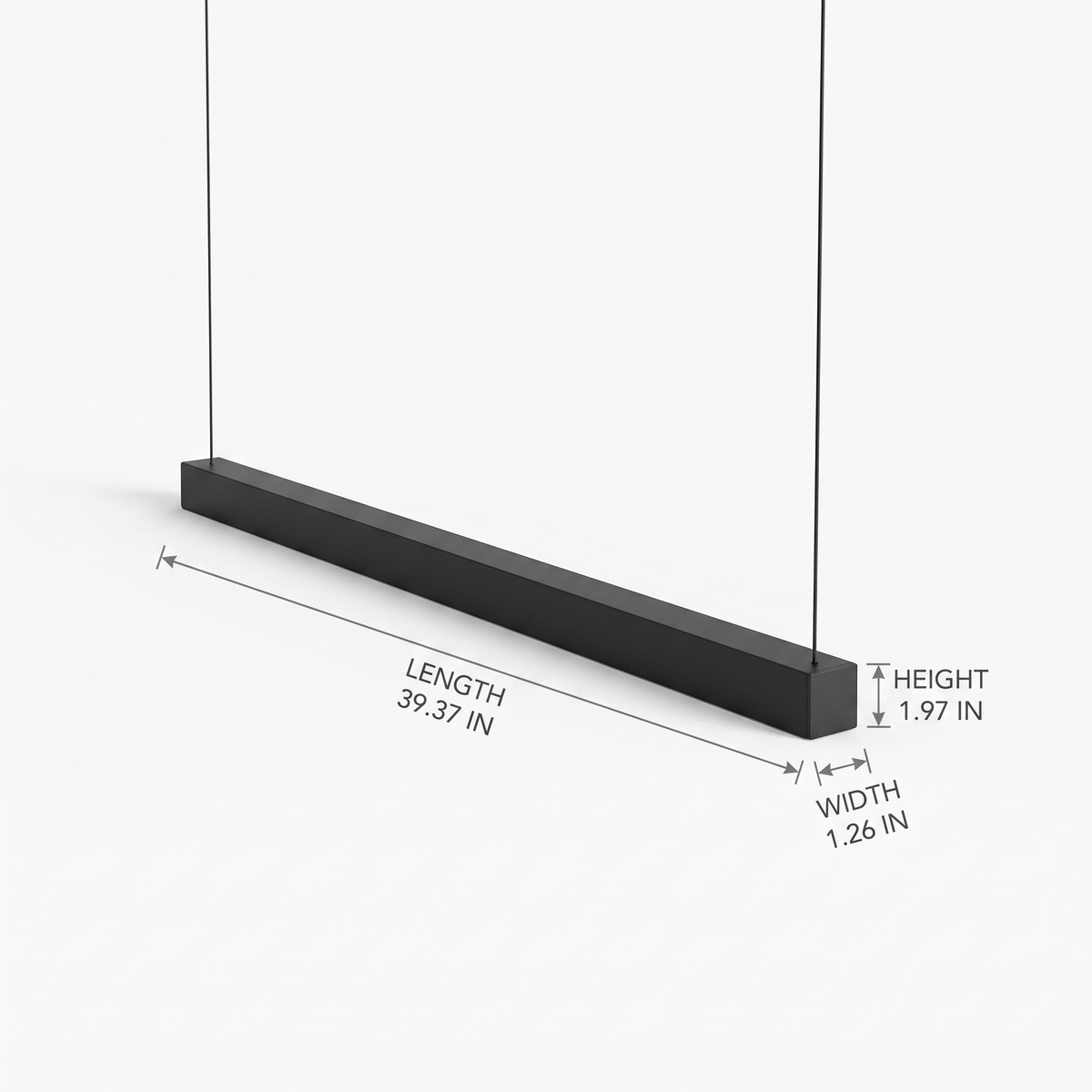 Lavisa - Modern LED Linear Suspension Ceiling Light