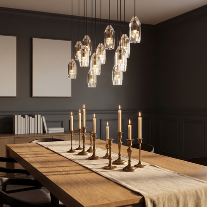 Lavisa - Crystal Geometric Mini Pendant Light