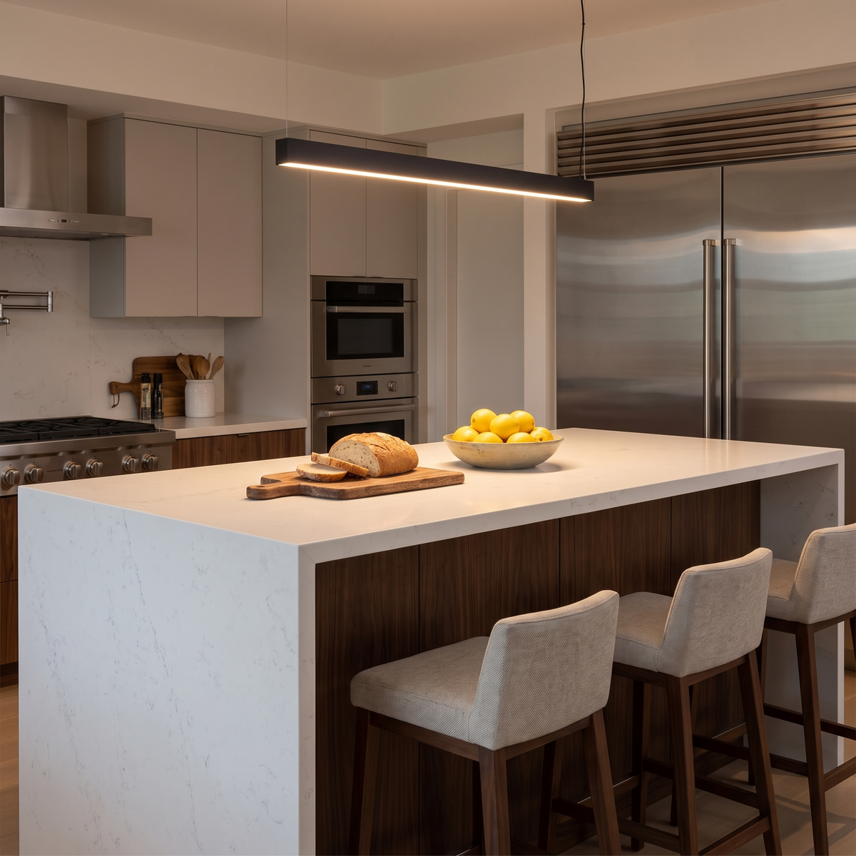 Lavisa - Modern LED Linear Suspension Ceiling Light