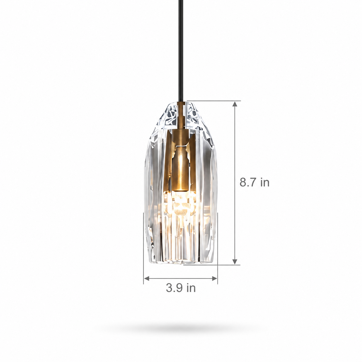 Lavisa - Crystal Geometric Mini Pendant Light