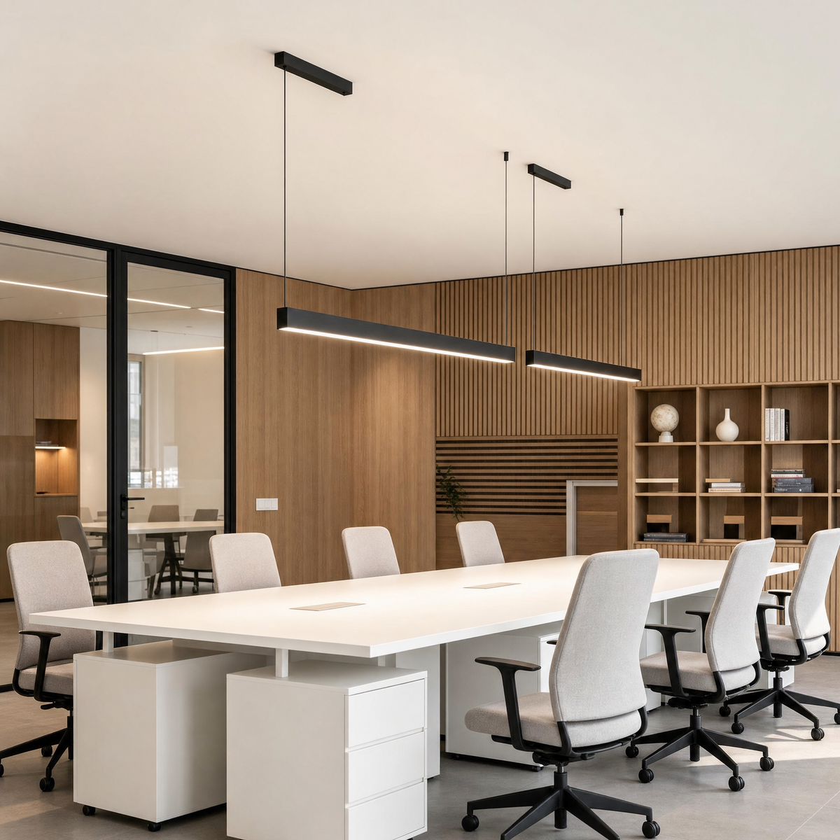 Lavisa - Modern LED Linear Suspension Ceiling Light