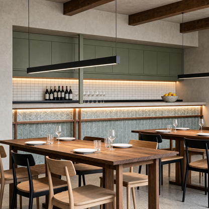 Lavisa - Modern LED Linear Suspension Ceiling Light