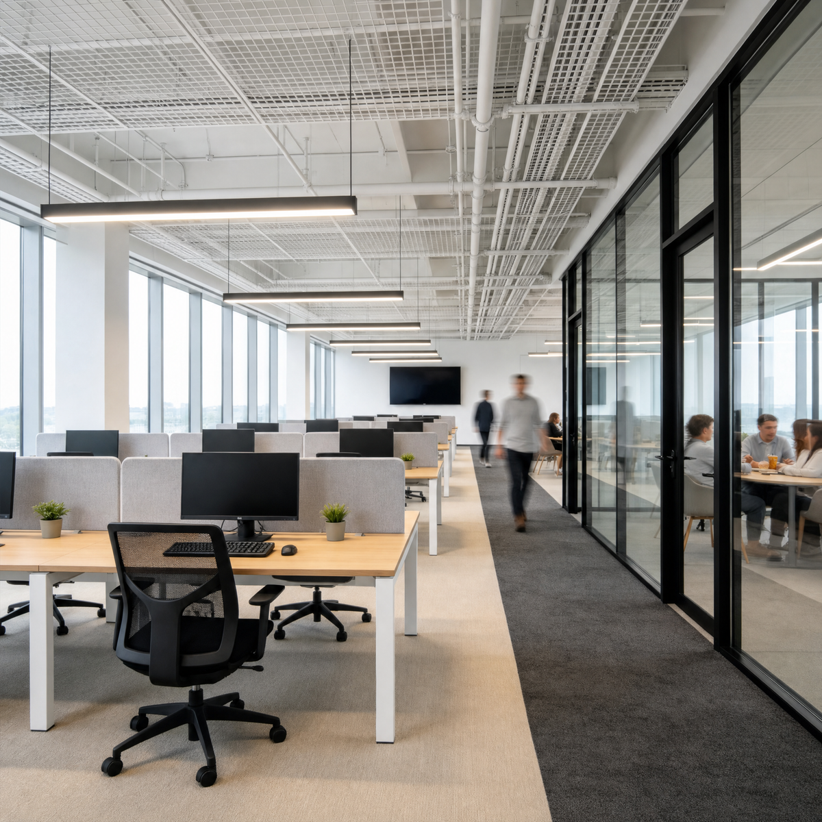 Lavisa - Modern LED Linear Suspension Ceiling Light