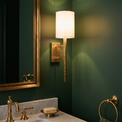 Lavisa - Hammered Metal Wall Light