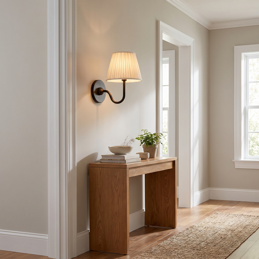 Lavisa - Fabric Drum Wall Sconce