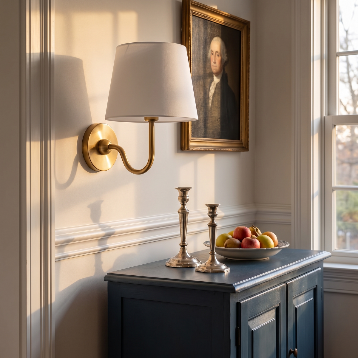 Lavisa - Fabric Drum Wall Sconce