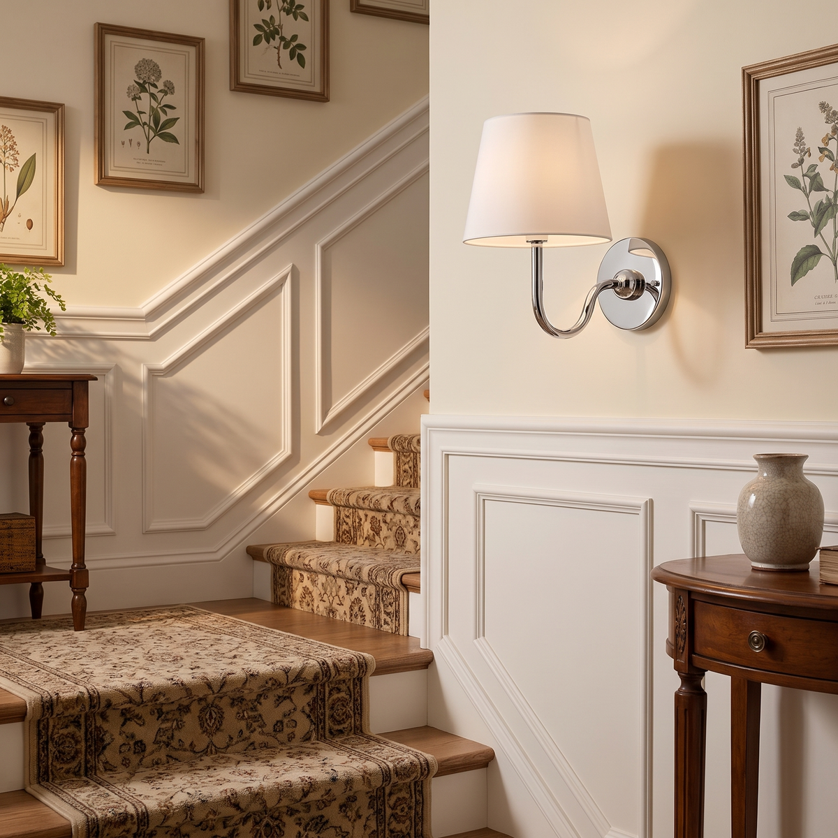 Lavisa - Fabric Drum Wall Sconce