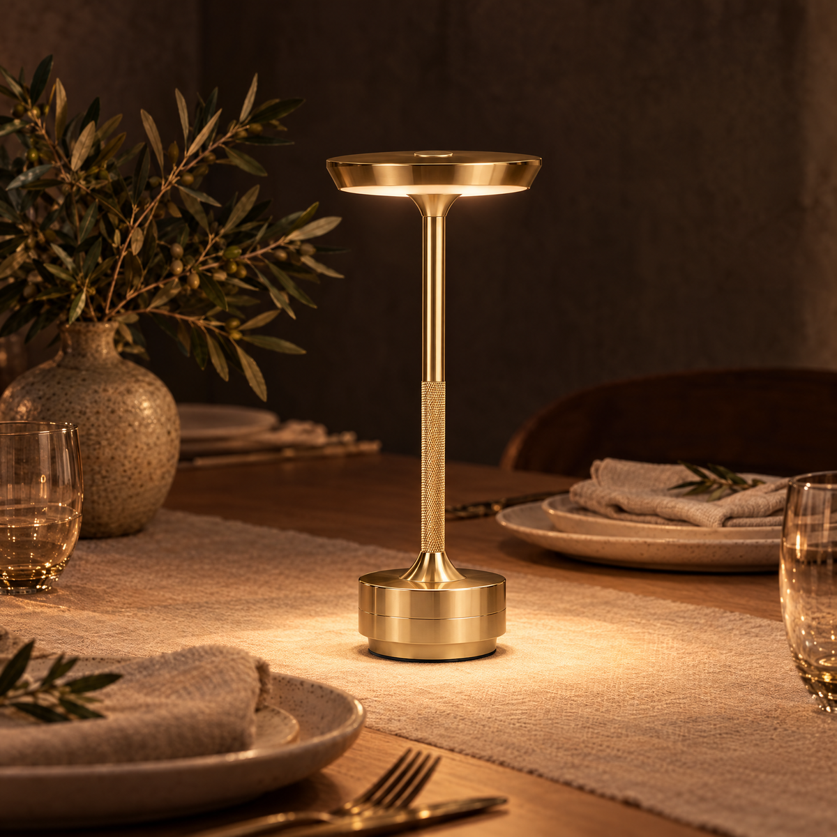 Lavisa - Cordless Touch Dimming Table Lamp