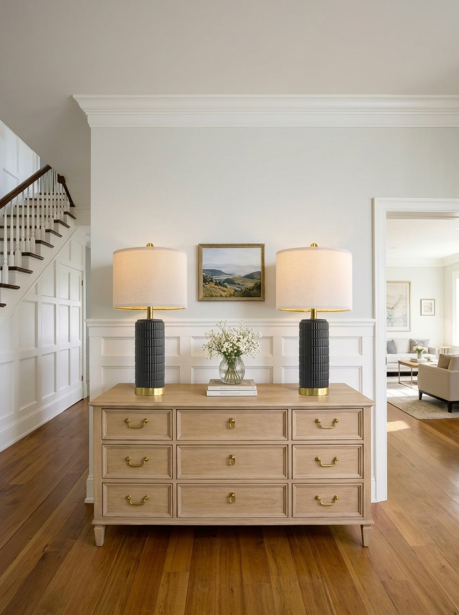Lavisa - Black and Gold Ceramic Table Lamp