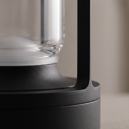 Lavisa - Cordless Crystal Table Lantern with Rechargeable USB Power