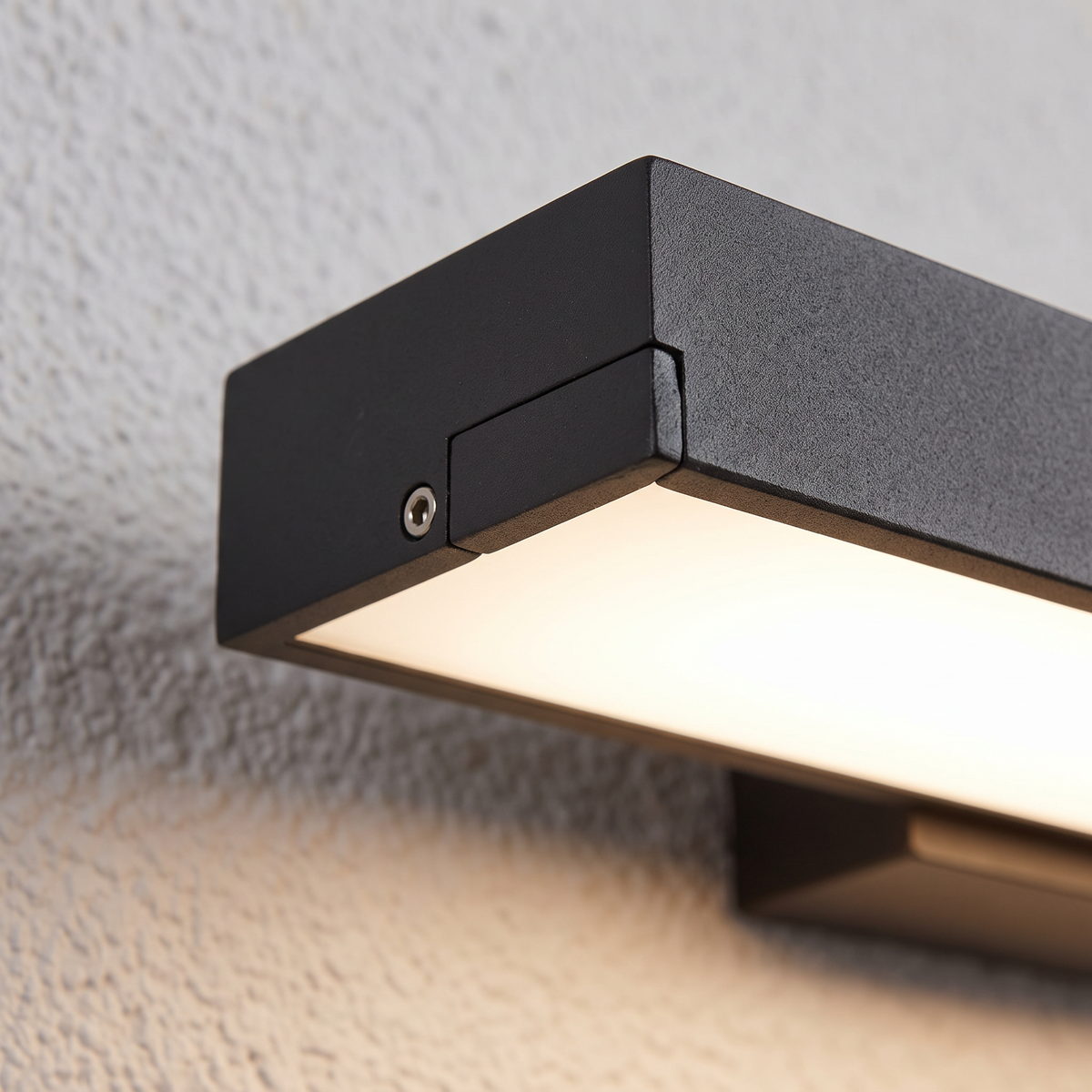 Lavisa - Black Linear LED Outdoor Entryway Wall Light