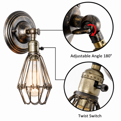 Lavisa - Adjustable Iron Wall Lamp