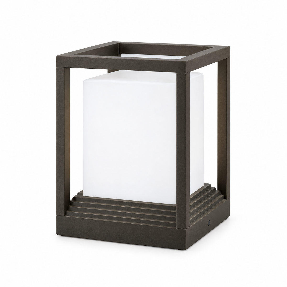 Lavisa - Solar Garden Pedestal Light with 3-Color LED