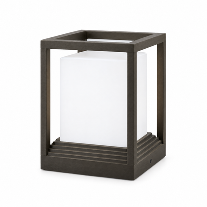 Lavisa - Solar Garden Pedestal Light with 3-Color LED