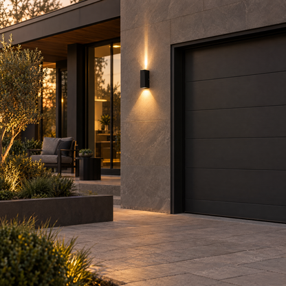 Lavisa - Modern Up and Down Outdoor Wall Sconce LED Lamp