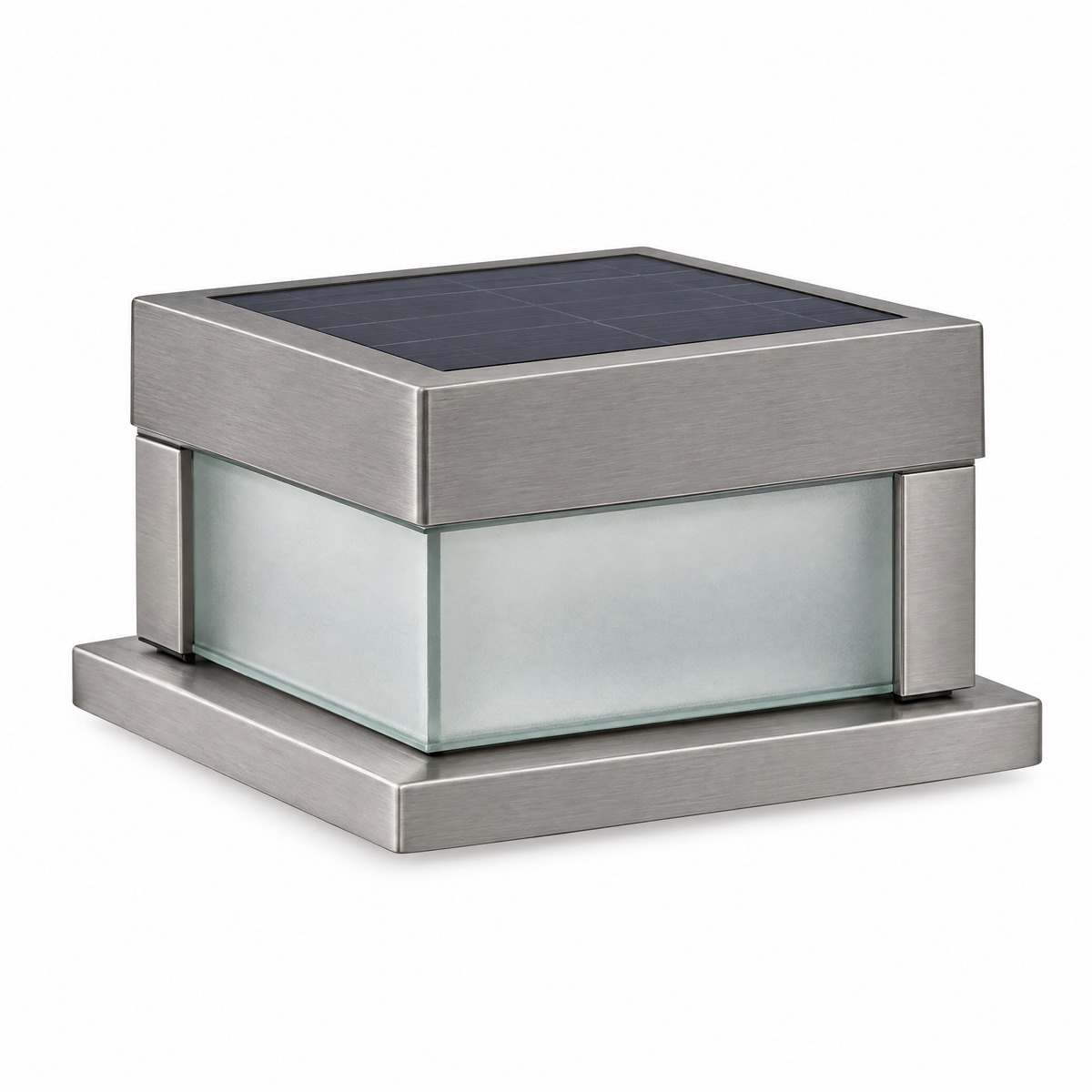 Lavisa - Square Solar Deck Light Stainless Steel IP65 Lamp