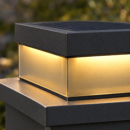 Lavisa - Square Solar Deck Light Stainless Steel IP65 Lamp