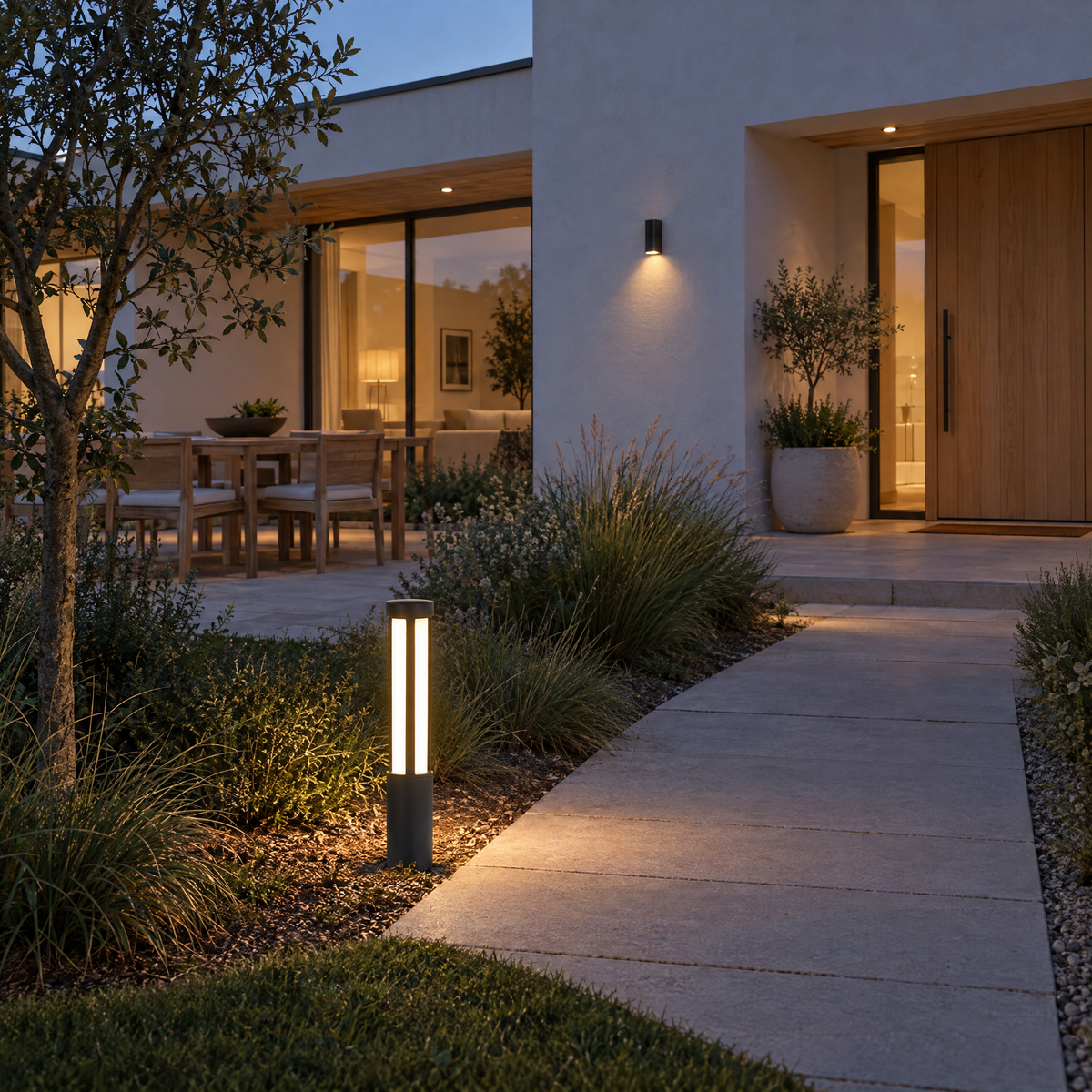 Lavisa - Modern LED Bollard Light for Outdoor Pathways