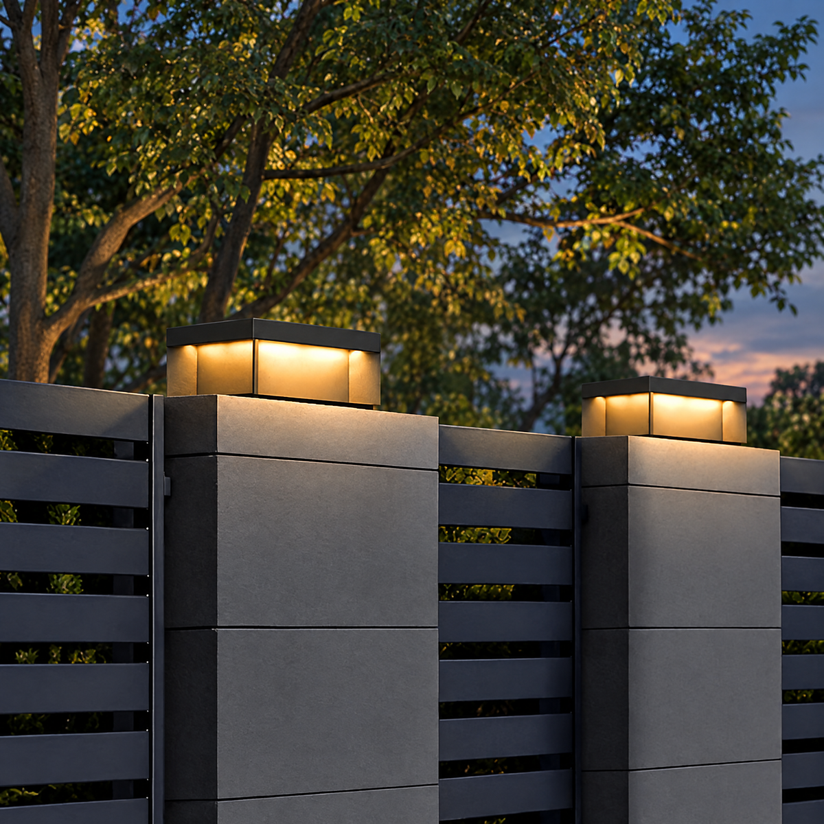 Lavisa - Square Solar Deck Light Stainless Steel IP65 Lamp
