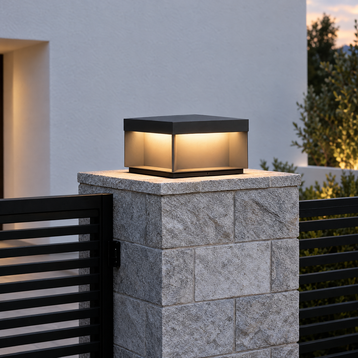 Lavisa - Square Solar Deck Light Stainless Steel IP65 Lamp