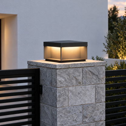 Lavisa - Square Solar Deck Light Stainless Steel IP65 Lamp