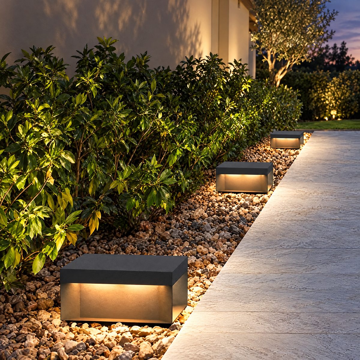 Lavisa - Square Solar Deck Light Stainless Steel IP65 Lamp