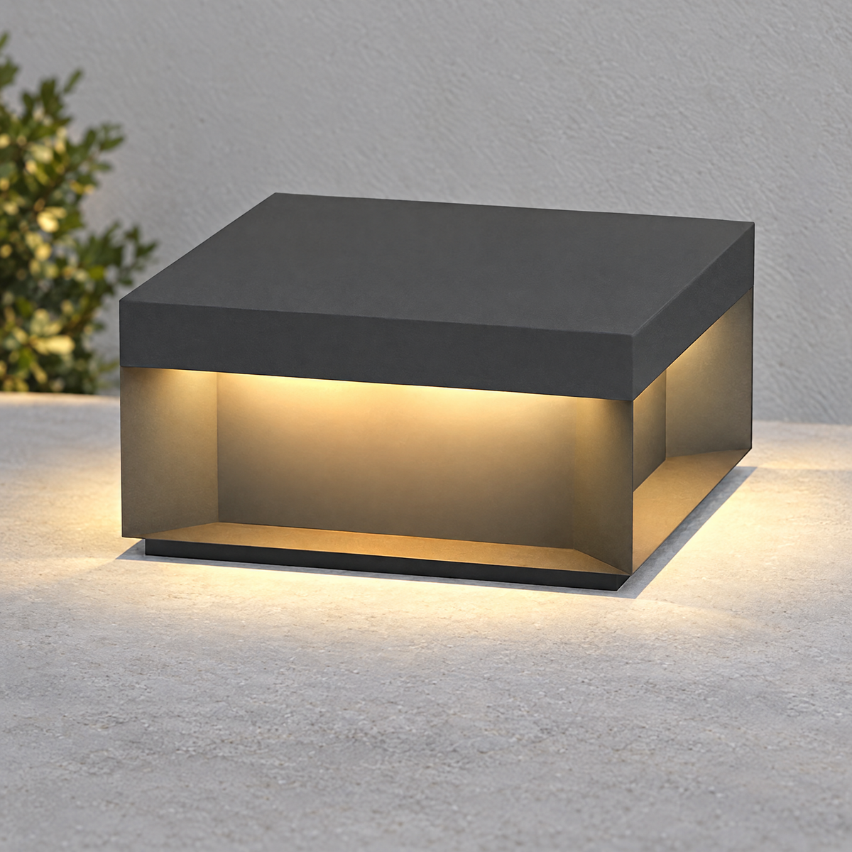 Lavisa - Square Solar Deck Light Stainless Steel IP65 Lamp