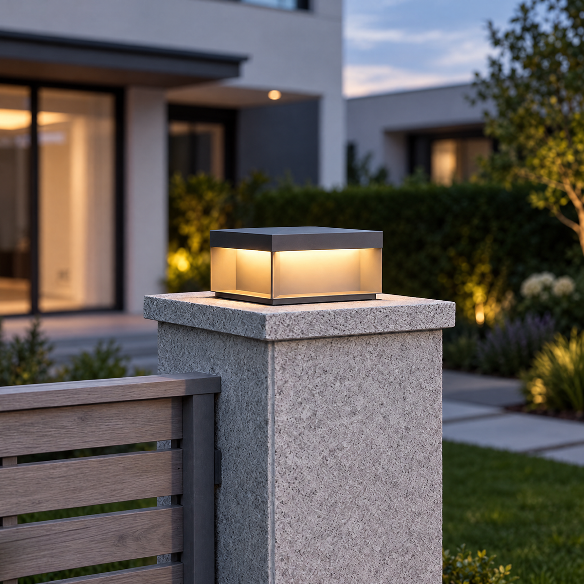 Lavisa - Square Solar Deck Light Stainless Steel IP65 Lamp