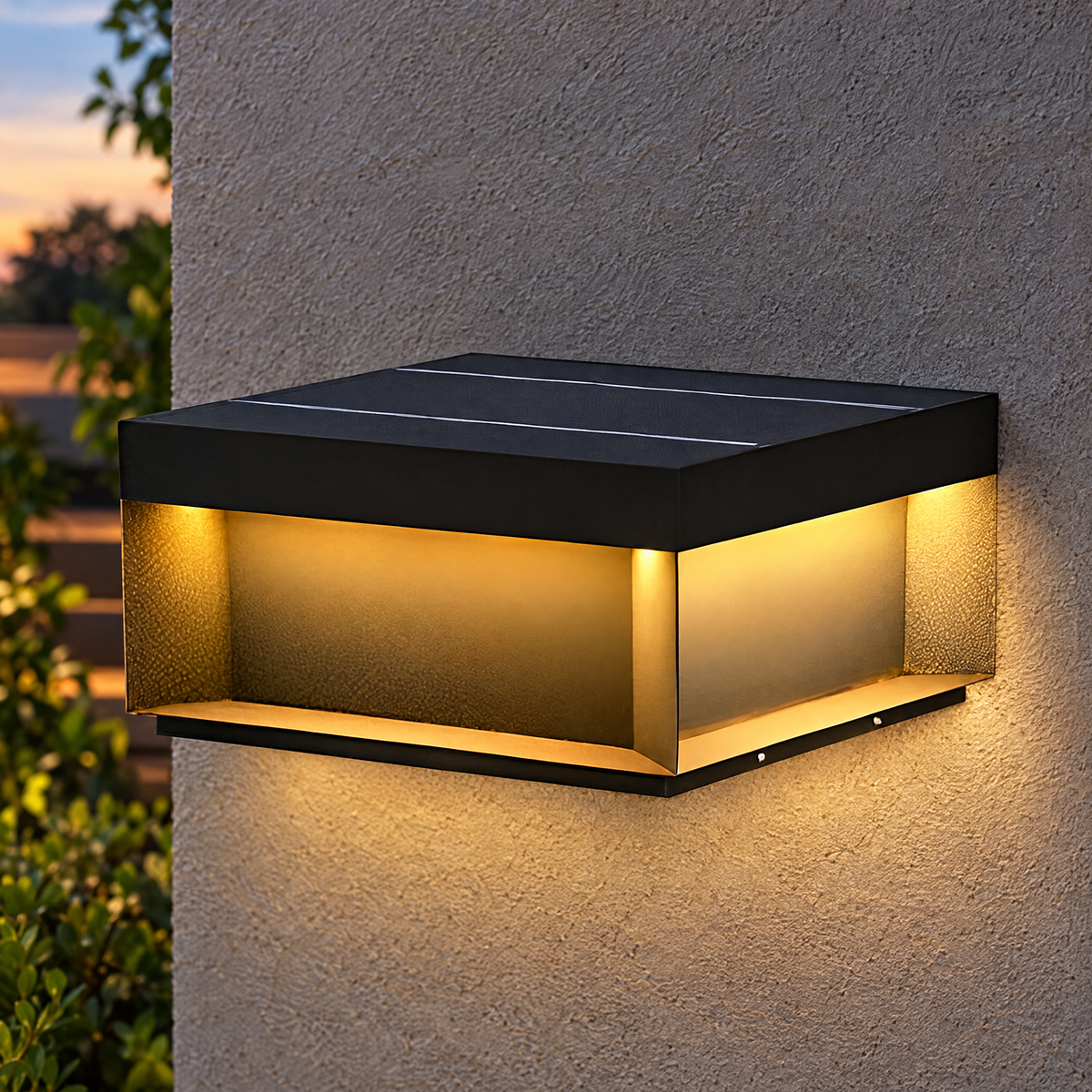 Lavisa - Square Solar Deck Light Stainless Steel IP65 Lamp
