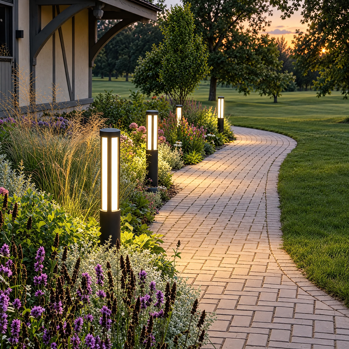 Lavisa - Modern LED Bollard Light for Outdoor Pathways