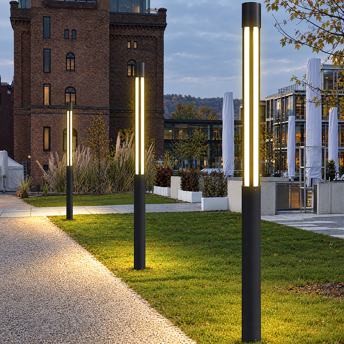 Lavisa - Modern LED Bollard Light for Outdoor Pathways