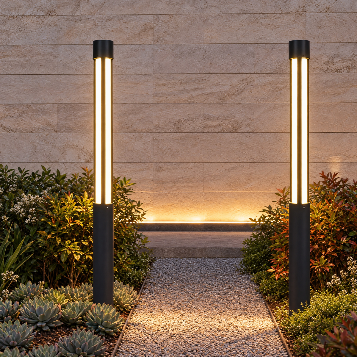 Lavisa - Modern LED Bollard Light for Outdoor Pathways