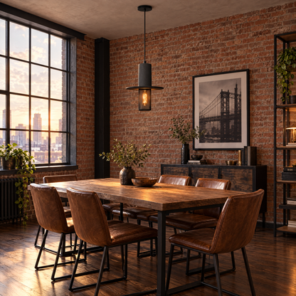 Lavisa - Cement and Mesh Pendant Light