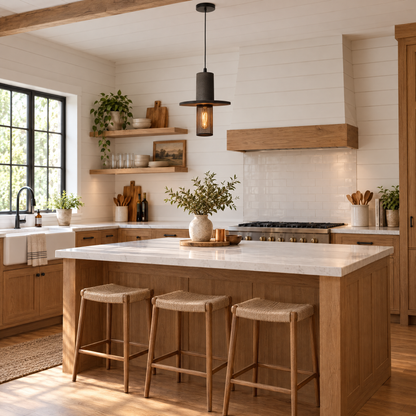 Lavisa - Cement and Mesh Pendant Light