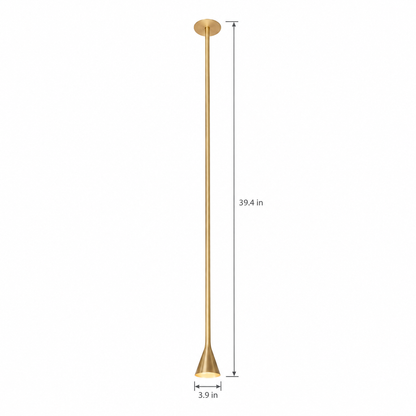 Lavisa - Long Tube Cone Pendant Light