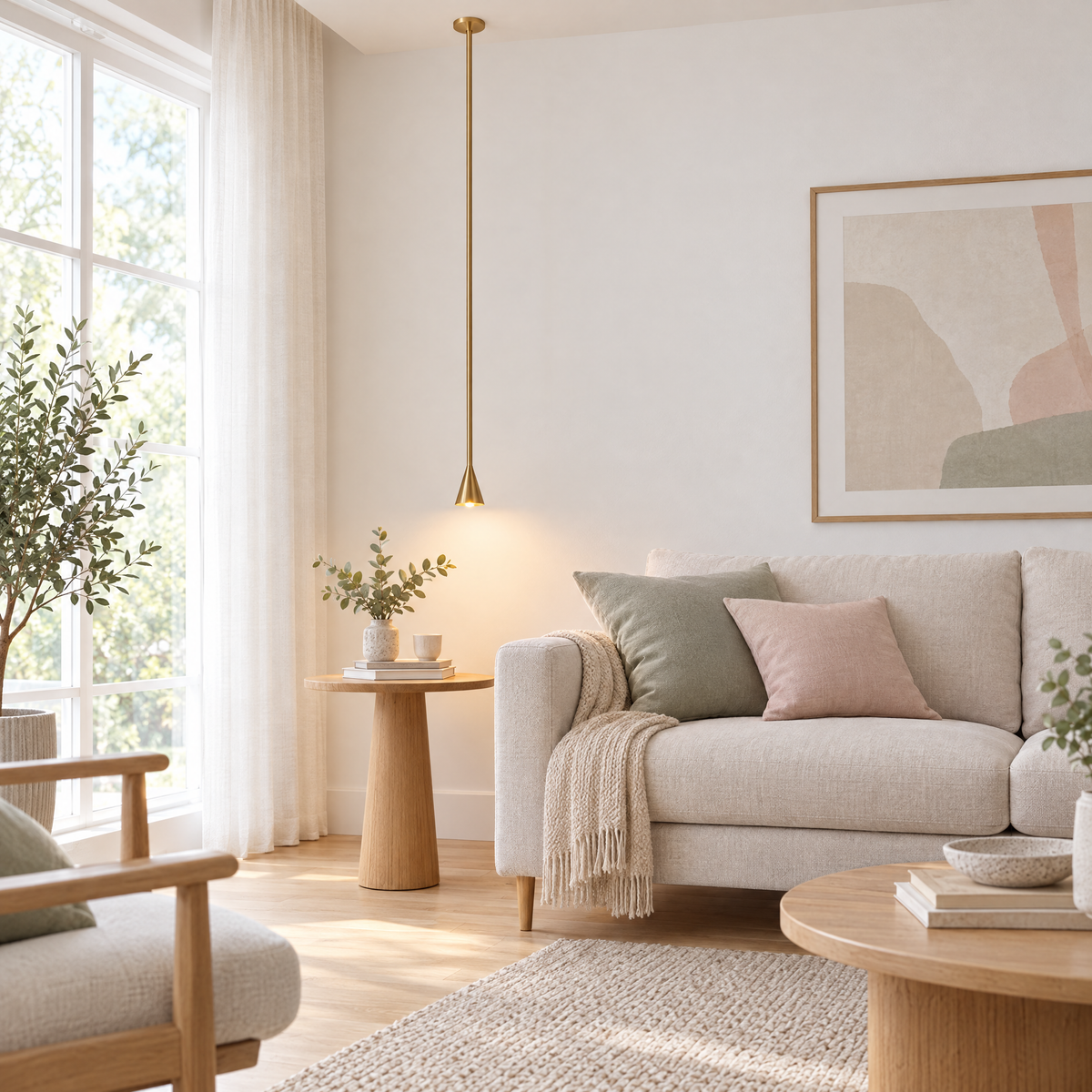 Lavisa - Long Tube Cone Pendant Light