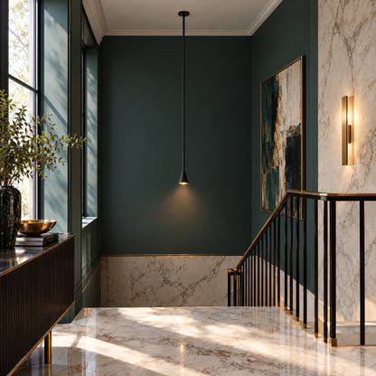 Lavisa - Long Tube Cone Pendant Light