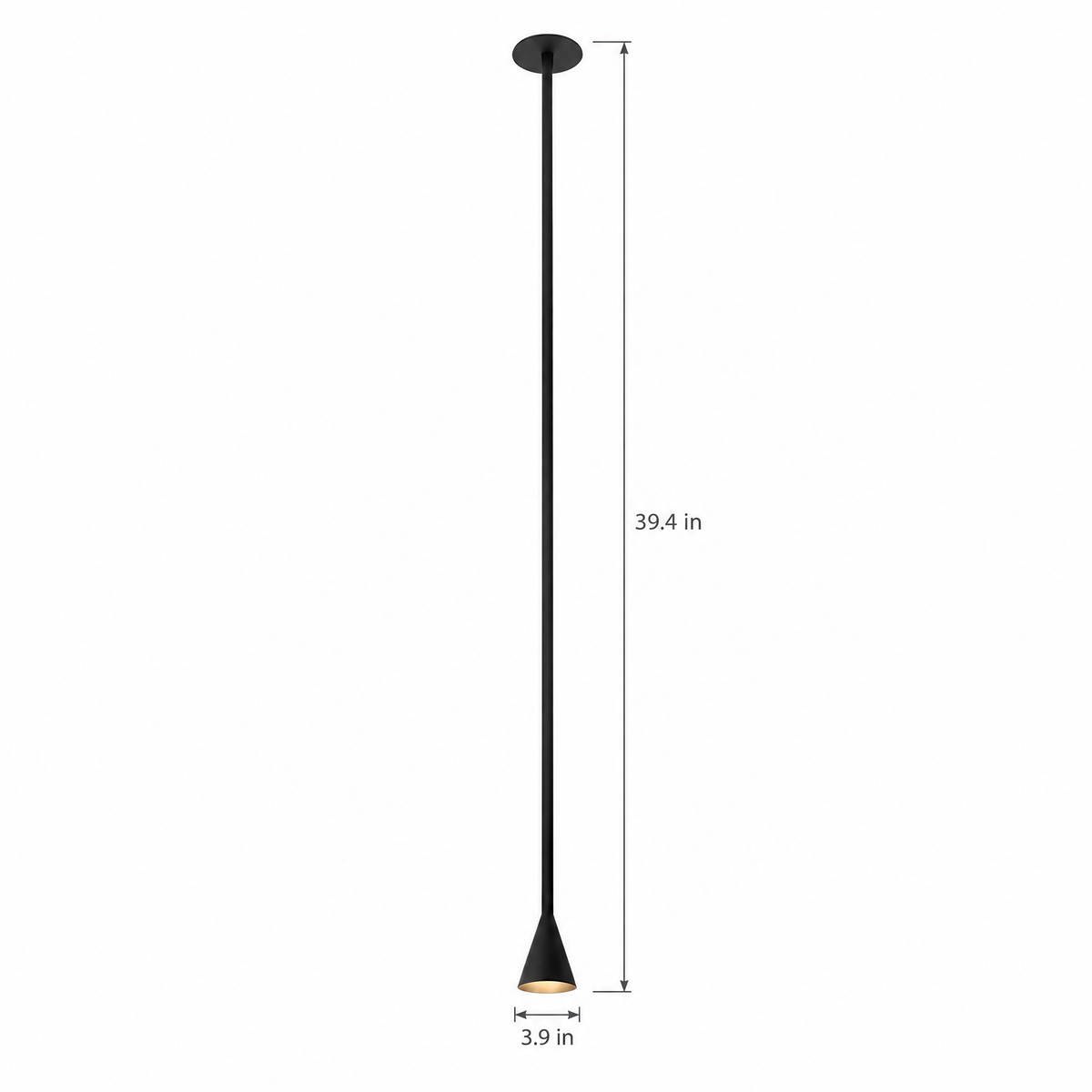 Lavisa - Long Tube Cone Pendant Light